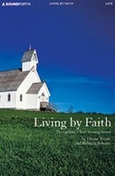 LIVING BY FAITH SATB  cover